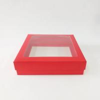 20x20x5 Çerçeveli Kırmızı Kutu