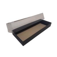 21x8x4 Altı Siyah Üzeri Asetat Kutu 