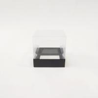 10x10x10 Siyah Altı Kartonlu Asetat Kutu