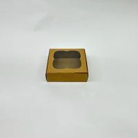 10x10x3 Pencereli  Kraft Kutu