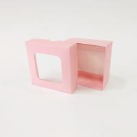 10x10x5 Pencereli  Pembe Kutu