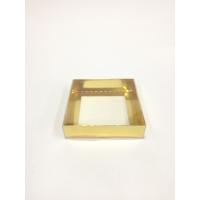 12x12x3 Altın Altı Kartonlu Asetat Kutu
