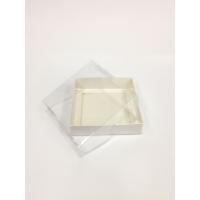 12x12x3  Beyaz Altı Kartonlu Asetat Kutu