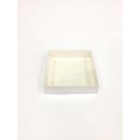 12x12x3  Beyaz Altı Kartonlu Asetat Kutu
