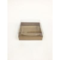 12x12x5 Kraft Altı Kartonlu Asetat Kutu