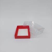 15x12x5 Kırmızı Altı Kartonlu Asetat Kutu