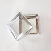 15x15x5 Pencereli Gümüş Kutu