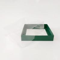 15x15x5 Yeşil Altı Kartonlu Asetat Kutu