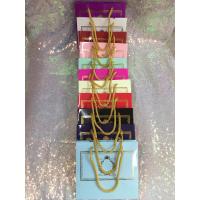 18x15x7 Bordo Altın Yaldızlı Karton Çanta