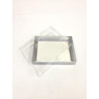 20x15x3 Gümüş Altı Kartonlu Asetat Kutu