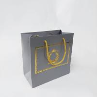 20x20x10 Lila Altın Yaldızlı Karton Çanta