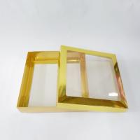 20x20x5 Pencereli Altın Kutu