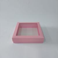 20x20x5 Pencereli Pembe Kutu