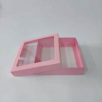 20x20x5 Pencereli Pembe Kutu