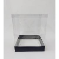 25x25x30 Siyah Altı Kartonlu Asetat Kutu