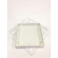 25x25x5 Beyaz Altı Kartonlu Asetat Kutu