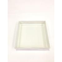 25x25x5 Beyaz Altı Kartonlu Asetat Kutu