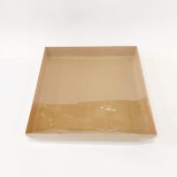 35x35x5 Kraft Altı Kartonlu Asetat Kutu