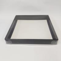 35x35x5 Altı Siyah Üstü Asetat Kutu
