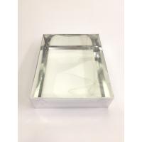 40x26x8 Gümüş Altı Kartonlu Asetat Kutu