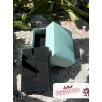 Kampanyalı! 6x4x3 Su Yeşili Süngerli Yüzük Kutusu [Demonte]