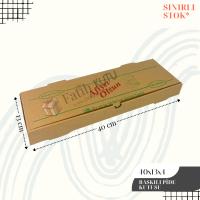 40x13x4 Afiyet Olsun Baskılı Pide Kutusu [100 Adet]