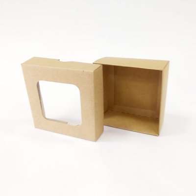 10x10x5 Pencereli Kraft Kutu