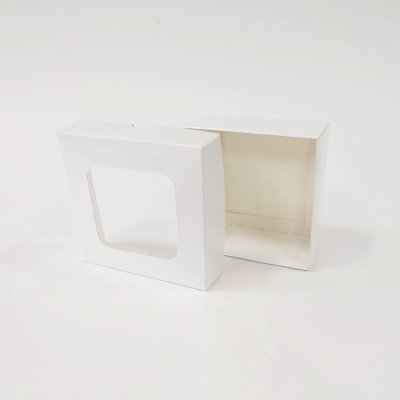 10x10x5 Pencereli Beyaz Kutu
