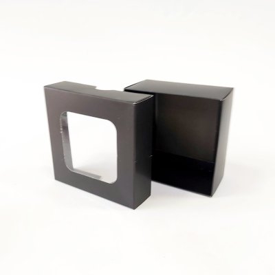 10x10x5 Pencereli Siyah Kutu