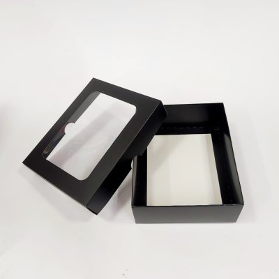 15x12x5 Pencereli Siyah Kutu