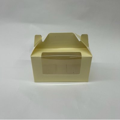 16x9x9 Krem Pencereli Kutu