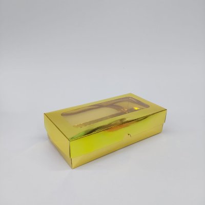 20x10x5 Pencereli Altın Kutu