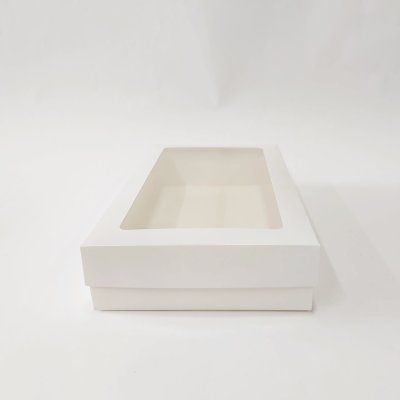 25x15x5 Pencereli Beyaz Kutu