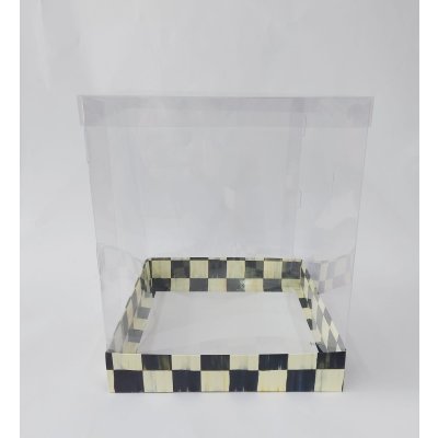 25x25x30 Alt Dama Üst Asetat Kutu