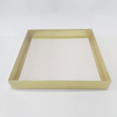 35x35x5 Altı Altın Üstü Asetat Kutu