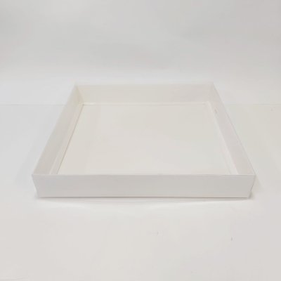 35x35x5 Altı Beyaz Üstü Asetat  Kutu