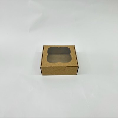9x9x3 Pencereli  Kraft Kutu